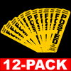 NO Trespassing~POSTED~12 Pack~Sign~NO Hunting~Medium Tree/Post Signs FREE SHIPPING