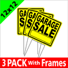 Garage Sale outdoor waterproof sign (3pack)