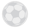 Soccer Ball Yard Sign Blank Sponsor 18 Inch Starting