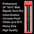 Magnetic Scoreboard LARGE Cornhole, Horseshoes, Bocce Ball, Yard Darts