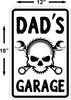 Dads Garage novelty sign