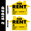 For Rent House Shaped Yard sign
