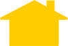 Blank House Shaped Yard Sign Large