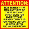 Estate Sale Today Yard Sign Arrow Shaped With Frame White/Red As Low As $8.95 FREE SHIPPING