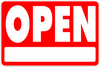 Open/Closed Sign LARGE~FREE SHIPPING