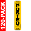 Trespassing~POSTED~120 Pack~Sign~NO Hunting~Medium Tree/Post Signs FREE SHIPPING
